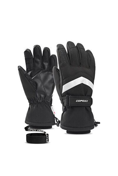 Choice قفازات تزلج شتوية جديدة من COPOZZ للرجال والنساء، لون أسود، مقاومة للر...