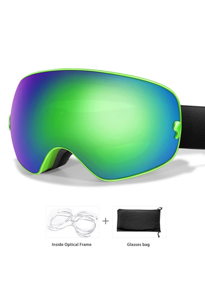 Choice نظارات التزلج على الجليد SA5-OA للرياضات الخارجية، مضادة للضباب، حماية...