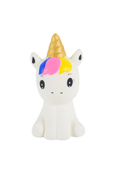 Choice دمية حيوانية جديدة ذهبية اللون، ناعمة ولطيفة، على شكل وحيد القرن، مصنوعة من البولي يوريثان، على شكل خبز، بطيئة الارتفاع، معطرة، لعبة ضغط ناعمة، مقاس صغير