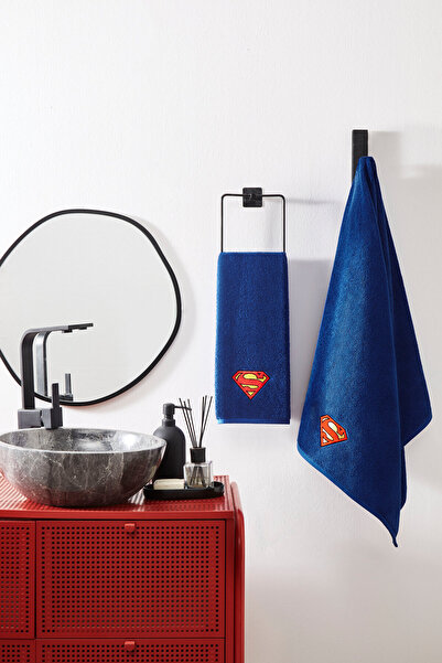 Özdilek Superman Hero Lisanslı 2'Li Havlu Set