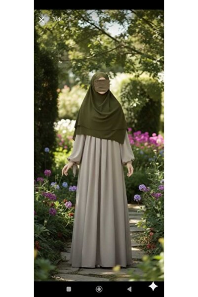 FRESCO SCARFS حجاب تيسيتير من حرير المدينة المصري، وشاح 110×110 كاكي