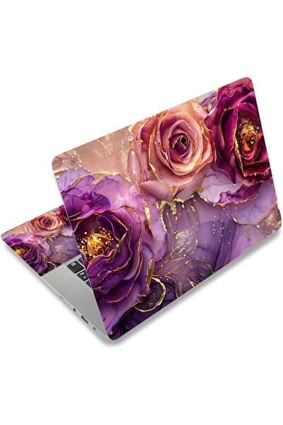 ALAYRA International غطاء لاصق للكمبيوتر المحمول قابل للتخصيص مع وسادات للمعص...