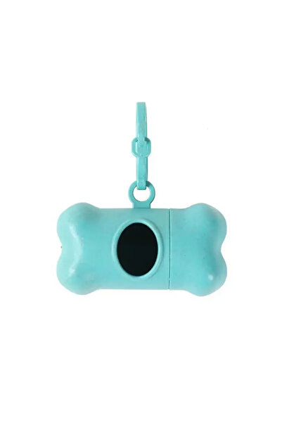 Choice1 1pc Lake Blue Bone Dog Poop Bag Outdoor Cleaning Poop Bag Outdoor Cle...