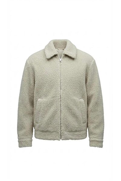 Plus Scorpion Teddy jacket with zipper