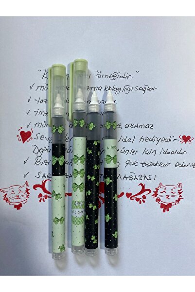 ZHEN Orman Benekli Kelebek jel kalem ( 2 ADET )