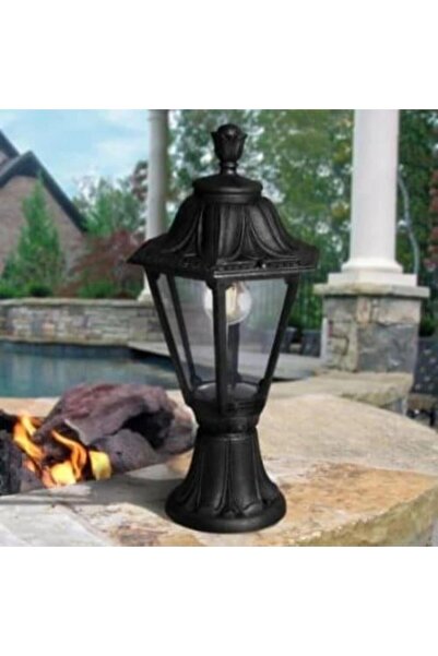 Ecco Black Glass Lantern E27 - National Production