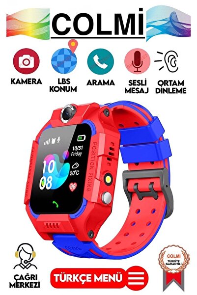 Saatistan Çocuklar İçin Sim Kartlı Uzaktan Konum ve Dinleme Akıllı Saat