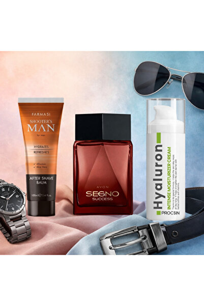 AVON Segno Success 75ml 3lü Erkek Parfüm Seti