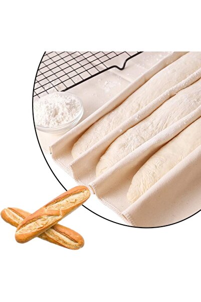 Arabest Professional Bakers Couche Extra Large 35 x 26 Inch,Heavy Duty Linen Pastry Proofing Cloth for Bread