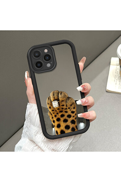 ucuc حافظة سيليكون سوداء مقاومة للسقوط متوافقة مع هاتف iPhone 14 Pro بأنماط م...