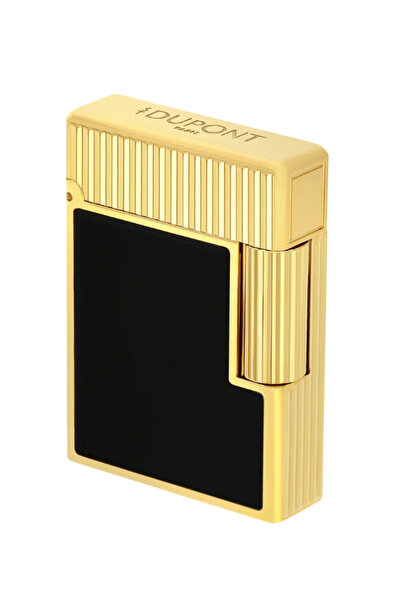 S.T. Dupont Ligne 1 Gold-Siyah Puro Çakmağı 14120