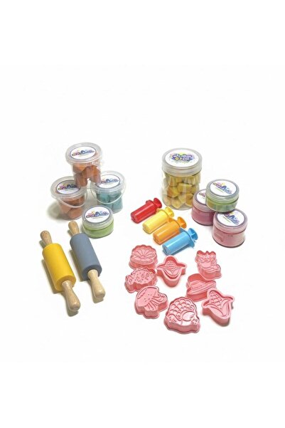 In dough لعبة تعليمية مجموعة صلصال المرح الكبير الطبيعي