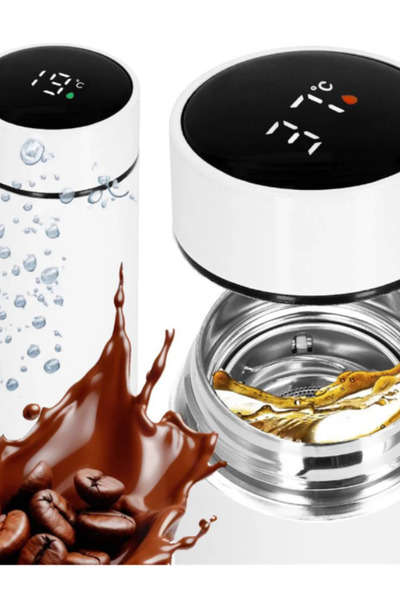 OEM Termos Smart cu Afisaj LED pentru Mentinerea Bauturii Calde, 500 ml