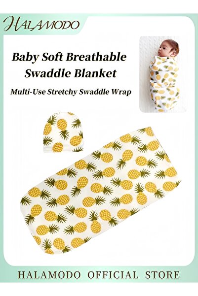 HALAMODO كيس نوم للأطفال، بطانية لف ناعمة وجيدة التهوية، كيس نوم مطبوع مضاد ل...