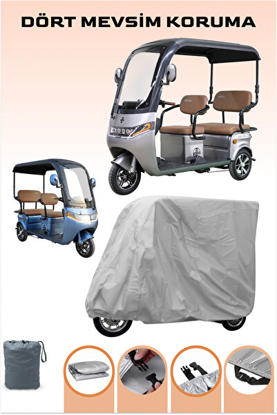 Breen غطاء دراجة كهربائية أرورا فيليكس برو 3 تيكر من ماركة براندا، غطاء رمادي...