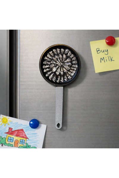 seymenbıçakçılık Hamsi Tava Tasarımlı Buzdolabı Magneti – Karadeniz Temalı Dekoratif Mıknatıslı Süs