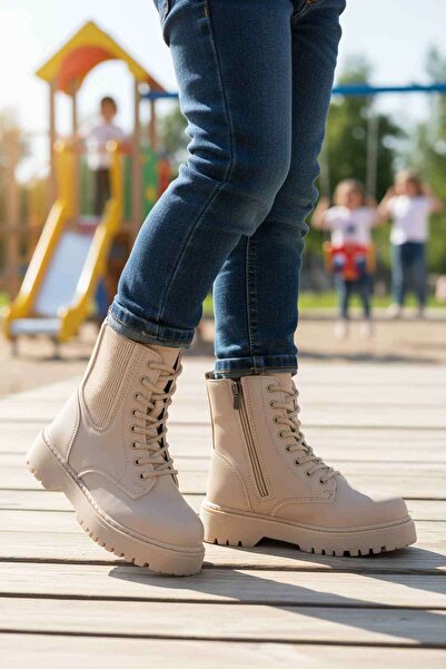 AYK'S Tuno 07 Ghete pentru fetiță, cu talpă anti-alunecare, cu interior din l...