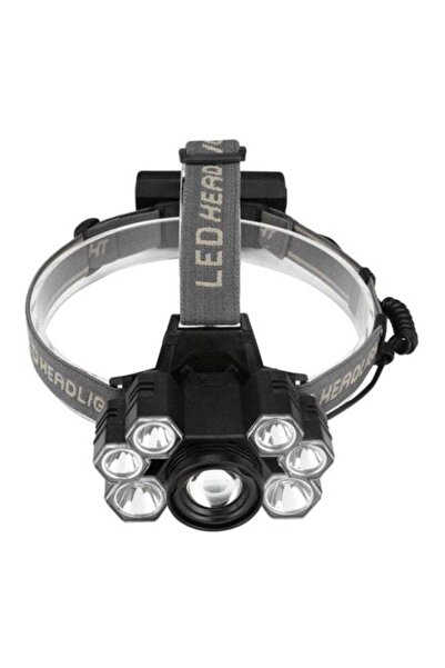 DOMEET مصباح رأس LED قابل لإعادة الشحن بقوة 25000 لومن، مزود بـ 2X Xml T6، مص...