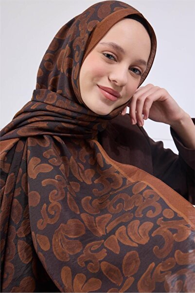 Silk Home Urban Hours Harmony Red Brown Mayda Shawl 190X70