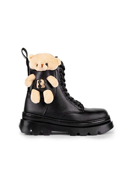 BORNAY Ayıcık Kadın Ve Kız Çocuk Souğuk Havaya Ve Suya Dayanıklı İçi Tüylü Fermuarlı Yuvarlak Burun Bot