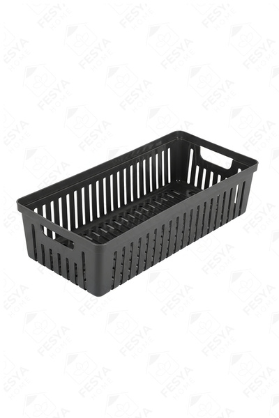 Fesya Home LIZE Antrasit Kaşıklık Sepet Çekmece İçi Bıçaklık Kaşıklık Organiz...