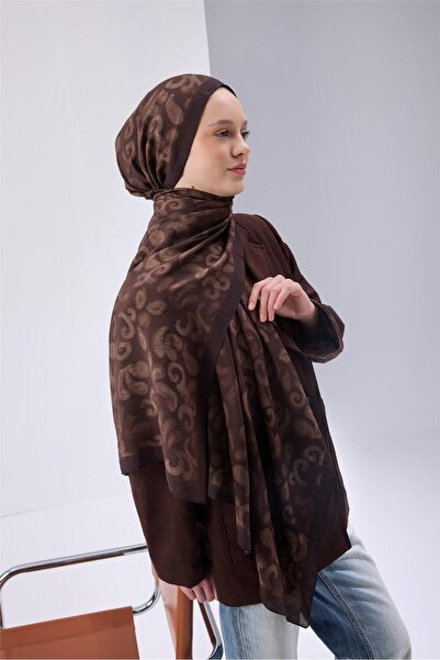 Silk Home Urban Hours Harmony Milk Coffee Mayda Shawl 190X70