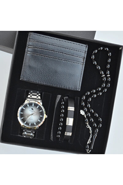 Polo Cüzdanlı Tespihli Erkek Saat Seti 3696