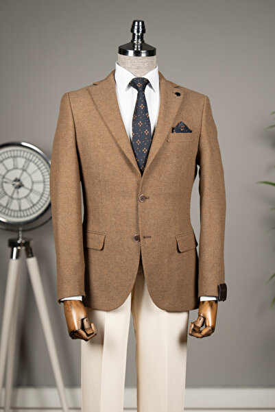 Terziayhan Tailor Ayhan Slim Fit Wool Jacket