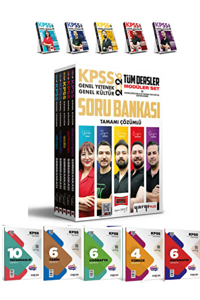 Yargı Yayınları 2026 KPSS GY GK Tüm Dersler Tamamı Çözümlü Modüler Soru Banka...