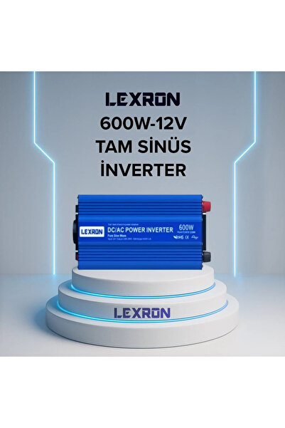 Lexron 12V 600W Tam Sinüs İnverter