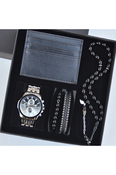 Polo Cüzdanlı Tespihli Erkek Saat Seti 3700