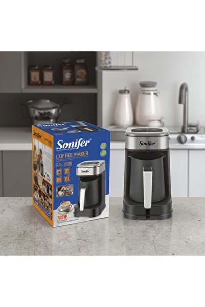 Sonifer ماكينة قهوة سعة 250 مل، 700 واط - أسود