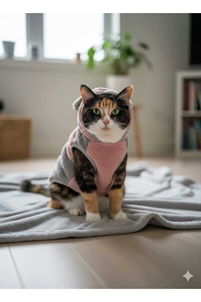 pafiwear Kedi köpek kıyafetleri welsoft yumuşak peluş kumaş XLbeden