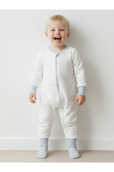 Ella Bonna Fermuarlı Bisiklet Yaka Uyku Tulumu Çoraplı Patikli 2,5 Tog
