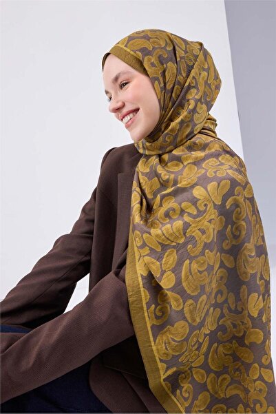 Silk Home Urban Hours Harmony Dark Gray Mayda Shawl 190X70