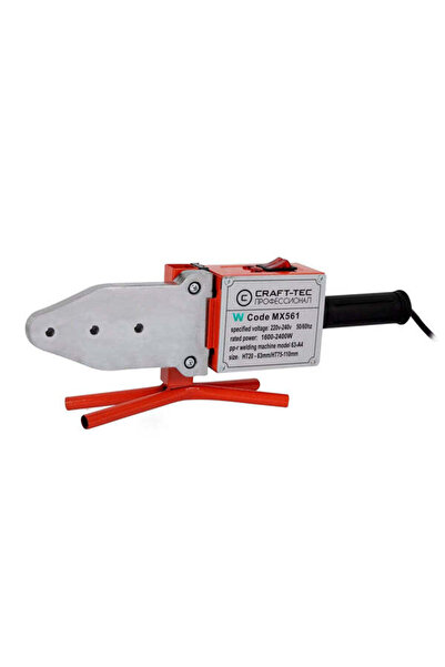 Craft-Tec Aparat de lipit tevi PPR MX561, 2400 W, 0°-300°, 6 accesorii