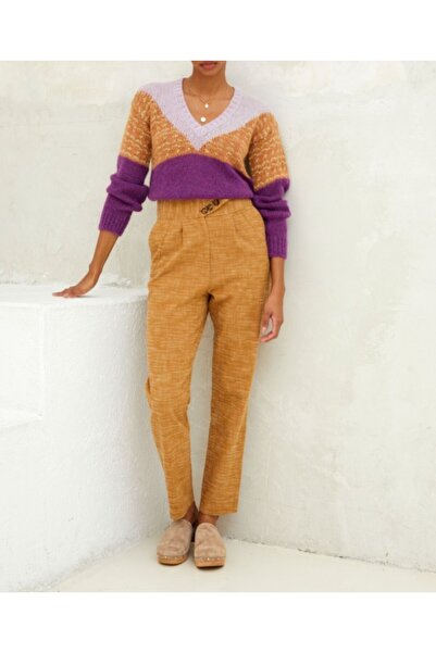 NEWRULES Renkli Yün Kazak