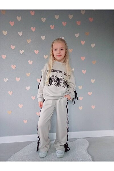 NURTOPU Girls' Tracksuit Set, Top and Bottom Set, Transitional Super Quality ...