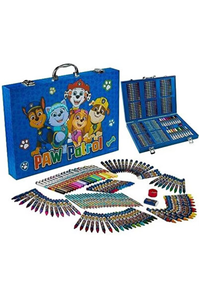 PAW PATROL Set de colorat, Patrula Cățelușilor: 130 bucăți, markere și creioa...