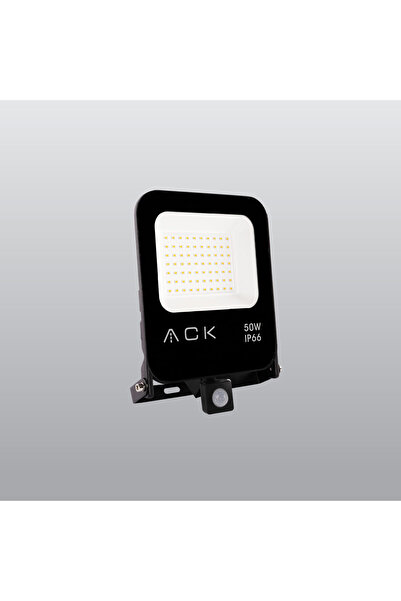 KASSEL AYDINLATMA ACK 50W LED HAREKET SENSÖRLÜ Projektör Bahçe açık alan tabe...