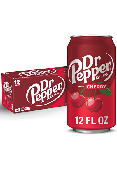 Dr. Pepper دكتور بيبر بنكهة الكرز، عبوة من 12 زجاجة، 355 مل