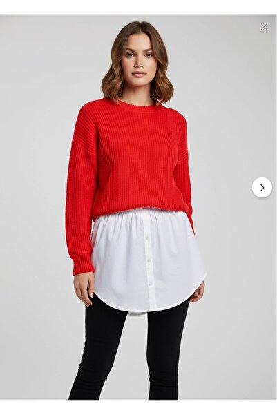 Sahra Şal Dünyası Πουλόβερ κάτω από το πουκάμισο Φοριέται κάτω από μπλουζάκι ...