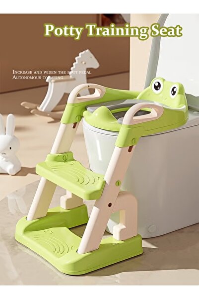 Generic مقعد تدريب الأطفال على استخدام النونية مع كرسي قابل للطي ودرج قابل لت...