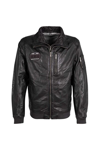 mauritius Geaca de Piele Barbati Deercraft Neagra DMCalgary