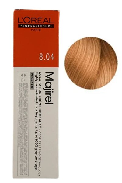 L'Oreal Paris Majirel Saç Boyası 8.04 Açık Kumral Doğal Bakır 60ml - Yeni Amb...