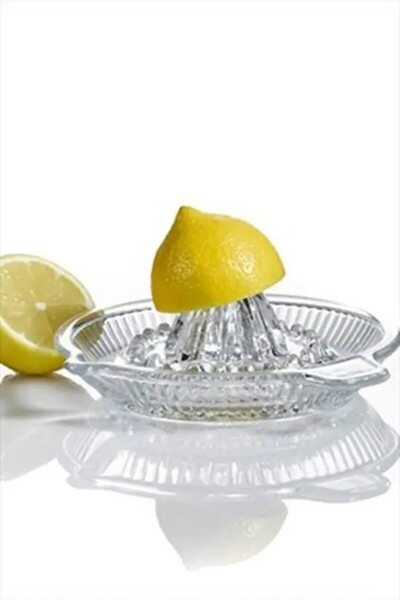 AKYUZHOME Akyüzhome Glass Lemon Citrus Juicer Lemon Bowl 14 cm