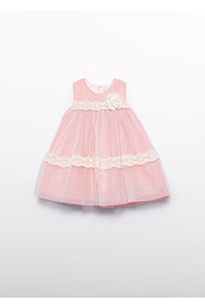Abel & Lula فستان مايورال أبيل لولا للفتيات الصغيرات باللون الوردي