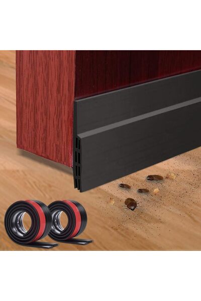 Arabest شريط مانع للتسرب للأبواب بطول 39.4 بوصة، يُستخدم لسد الفجوة الموجودة ...