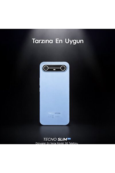TECNO Spark Slim 5G NFC 256 GB 16 GB RAM (8+8 Dinamik Ram) TYPE-C Kulaklık Hediyeli Türkiye Garanti