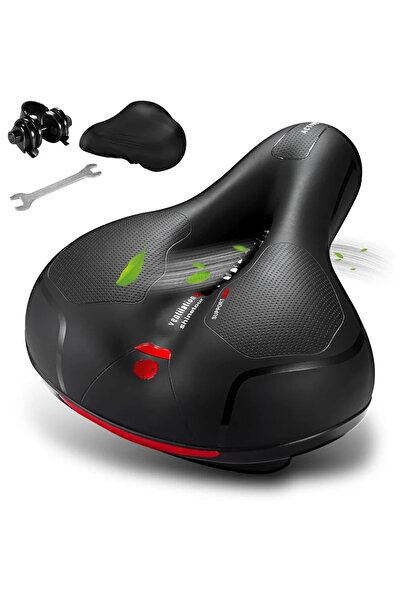 Choice وسادة مقعد سوداء مريحة للرجال والنساء مزودة بكرتين ماصتين للصدمات، مصن...